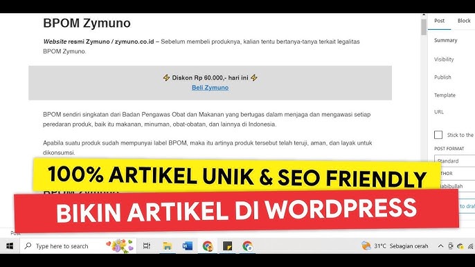 Pelajaran 1: Memahami Kepentingan Kata Kunci dan SEO dalam Artikel WordPress
