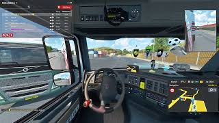 ETS 2: Ignoring a red light, driving wrong way and collision by Pedro ARJ Avant-VTC and kibryak_ screenshot 4