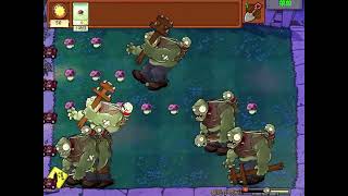 "Mini-Puff Showdown: Facing the Gargantuar Zombie with Only Puff-Shrooms!