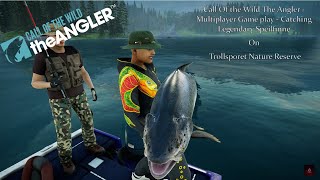 Call Of the Wild The Angler - Multiplayer Gameplay Catching Legendary  Speilfinne On Trollsporet 