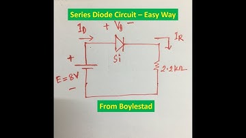 Series Diode Circuit Solution (Boylestad Example 2 4)