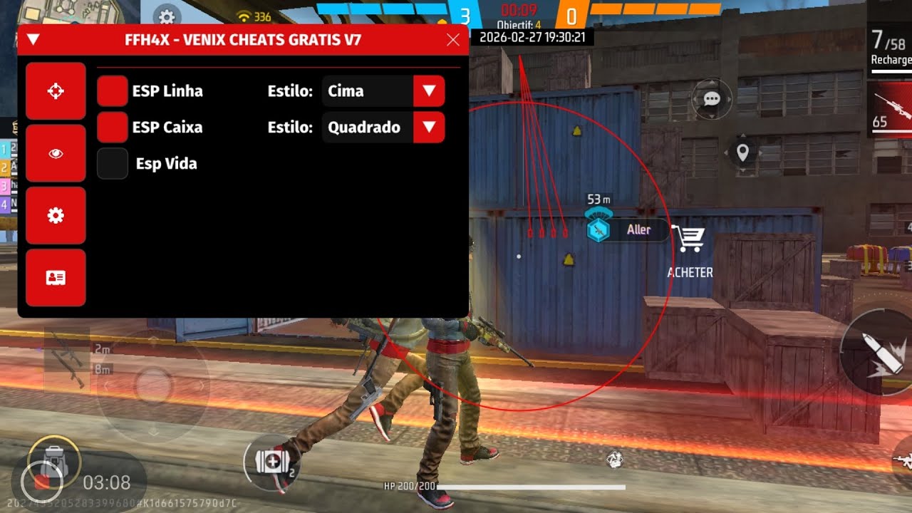 هكر فري فاير التحديت الجديد 👿💯 بدون باند و بدون بلاك ليست 🤯💢 مجاني لكم 💀 شغال لجميع الهواتف📍🐉