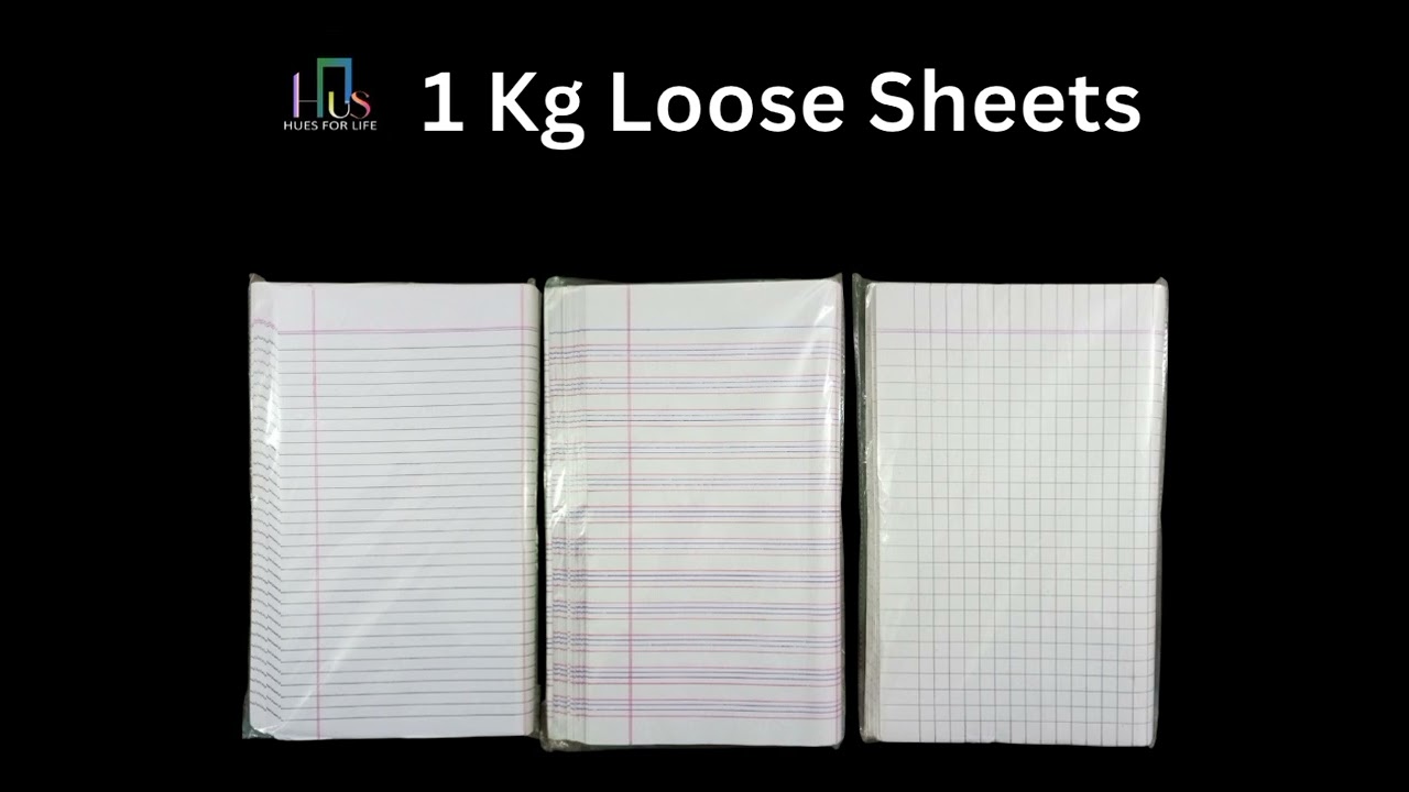 Loose Paper Writing Sheets in Kgs