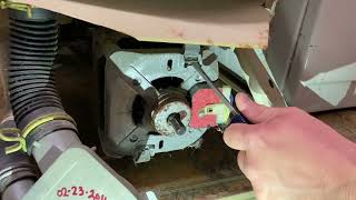 Whirlpool / Kenmore 90 series motor coupler failure and replacement
