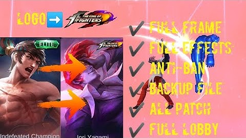 CHOU ELITE SKIN INTO KOF SKIN SCRIPT WITH SOUNDS AND BACKUP FILE ALL PATCH