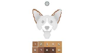 Color Pixel Art - classic coloring animals | Web Games screenshot 1