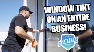 Total Med Solutions Flat Glass Window Film Installation | Tritek Window Tinting