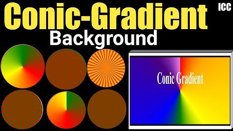 Conic Gradient Background in CSS || CSS Tutorial Sr.18 | Learn CSS for Beginners in hindi!!