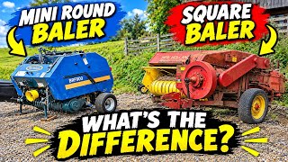 Square Bales vs. Mini Round Bales | What is the better Hay Bale