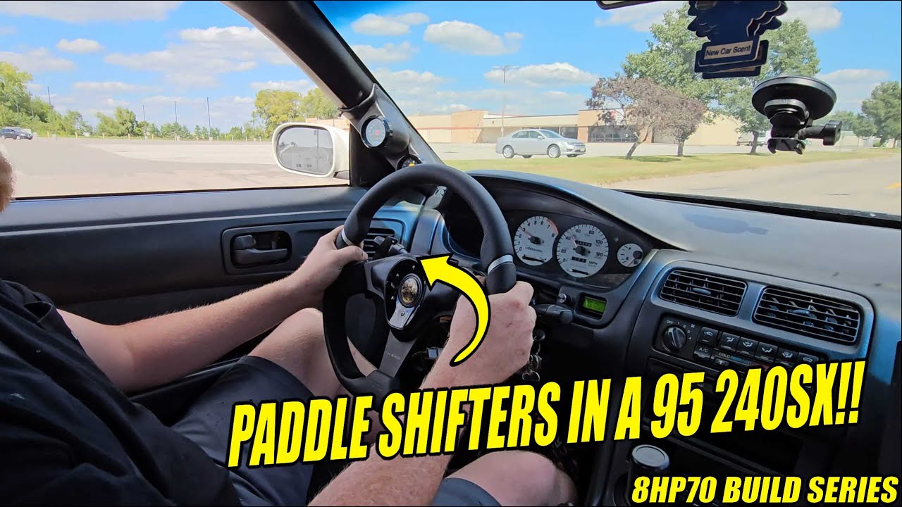8HP70 AND PADDLE SHIFTERS IN A 1995 240SX??? (8HP70 2JZ S14 BUILD