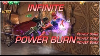 Dr. Voodoo vs ROL Captain Marvel - INFINITE POWER BURN | Marvel: Contest of Champions