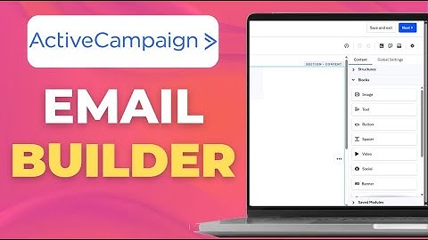 ActiveCampaign E-mail Builder: Hoe u uw e-mails ontwerpt