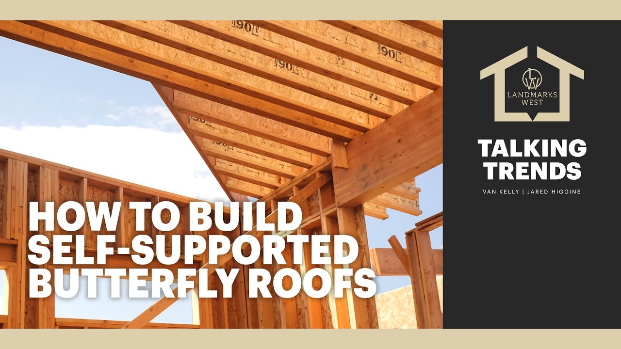 How To Build Self supported Butterfly Roofs YouTube