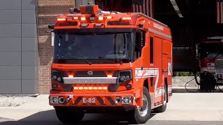 LAFD Engine 82 Responding