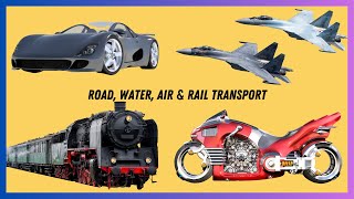 Vehicles Vocabulary For Kids | 100 Vehicles Name in English With Pictures | Learn Transport Vehicles