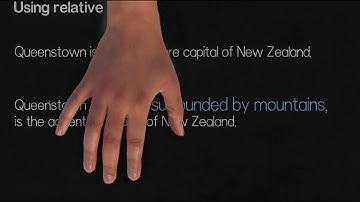 Using relative clauses