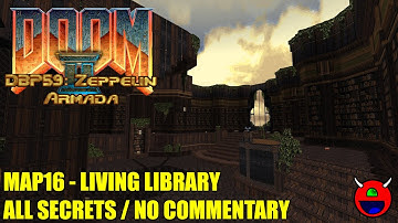 Doom 2: DBP59: Zeppelin Armada - MAP16 Living Library - All Secrets No Commentary