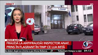 Fraudă la antifraudă! Inspector ANAF, prins în flagrant în timp ce lua mită