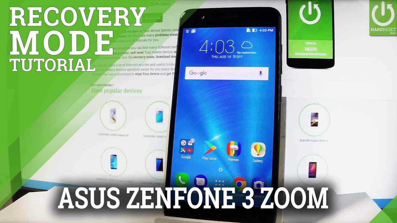 How to Enter Recover Mode in ASUS ZenFone 3 Zoom - Exit Recovery