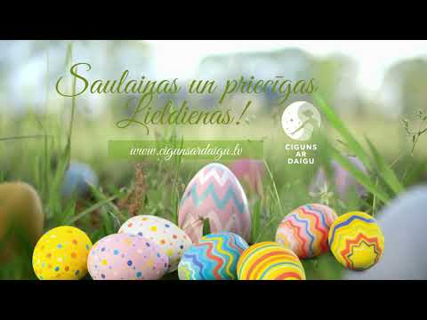 Video: Priecīgas Lieldienas!