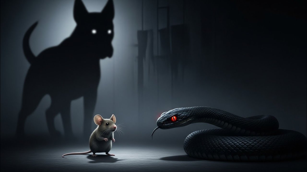 “Snake Strikes! Can the Mouse Survive?”🐉🐀🐉Mouse vs Snake: A Magical Forest Showdown!”
