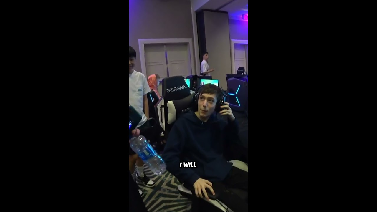 Clix CONFRONTED Peterbot At The FNCS Invitational LAN 