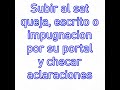 Aclaración, queja, o impugnación como subir o meter escrito regreso a RESICO