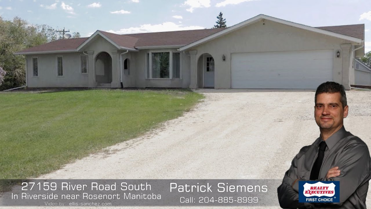 27159 River Road South in Riverside near Rosenort Manitoba with Patrick Siemens
