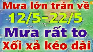 Dự báo thời tiết hôm nay và ngày mai 13/5/2024 | dự báo bão mới nhất | thời tiết 3 ngày tới