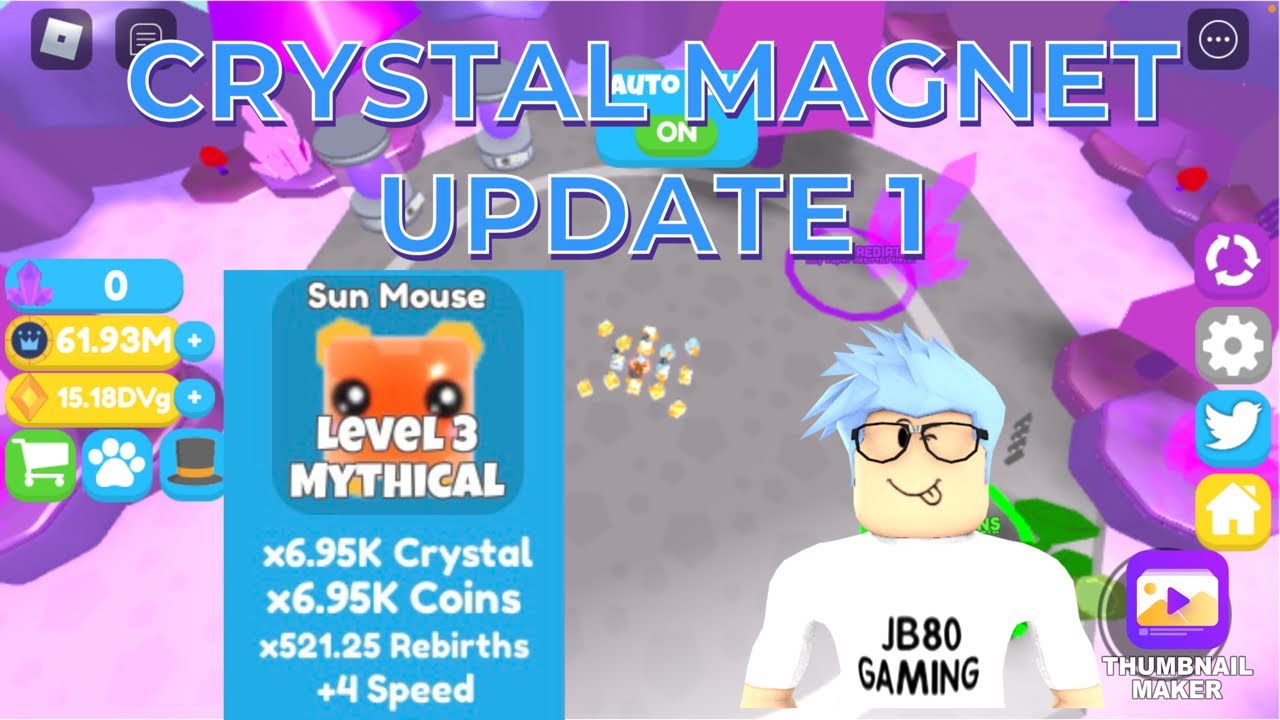 Crystal Simulator Update 1.. New SUPER REBIRTH, New POWERFUL