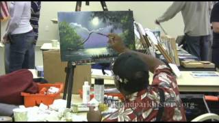 R.L. Lewis, Jr. - Original Highwaymen Artist Painting Demonstration