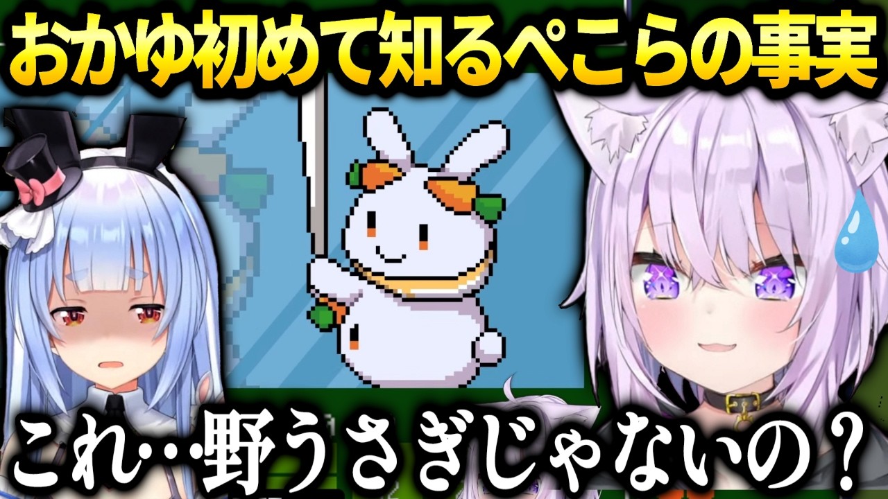 おかゆホロのゲームでホロメンの設定を知り衝撃ｗ【猫又おかゆ/ホロライブ切り抜き】