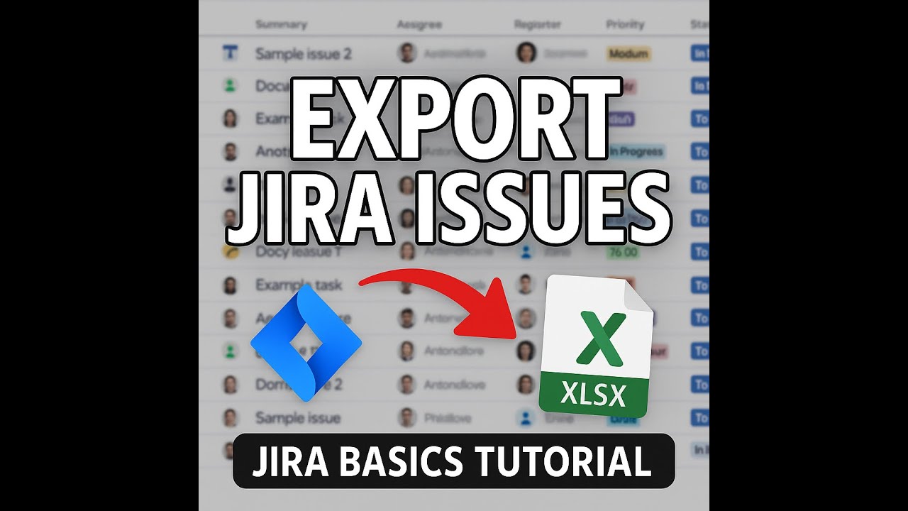 Jira Basics | How to export issues? - YouTube