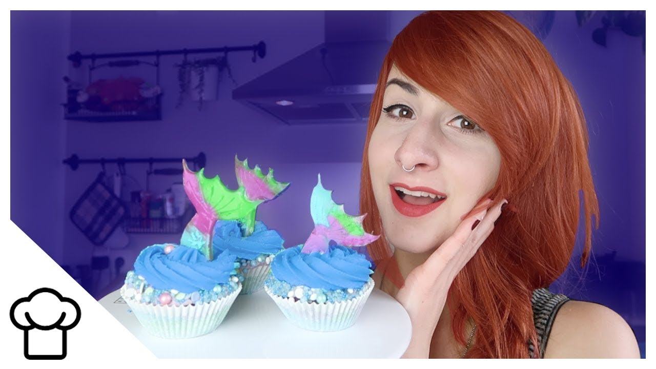 Mermaid Tail Cupcakes // Kupferfuchs Küchenchaos