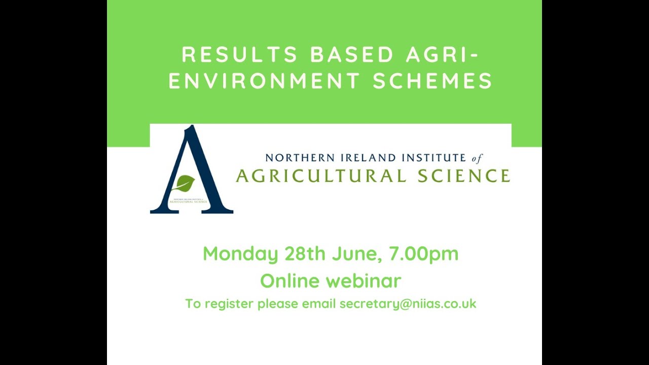 NIIAS agri environment webinar