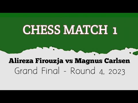 Alireza Firouzja VS Magnus Carlsen , Grand FAINAL Round 4 , #trending  #chess ♟ 