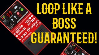 Boss RC-3 Recording A Basic Blues Loop