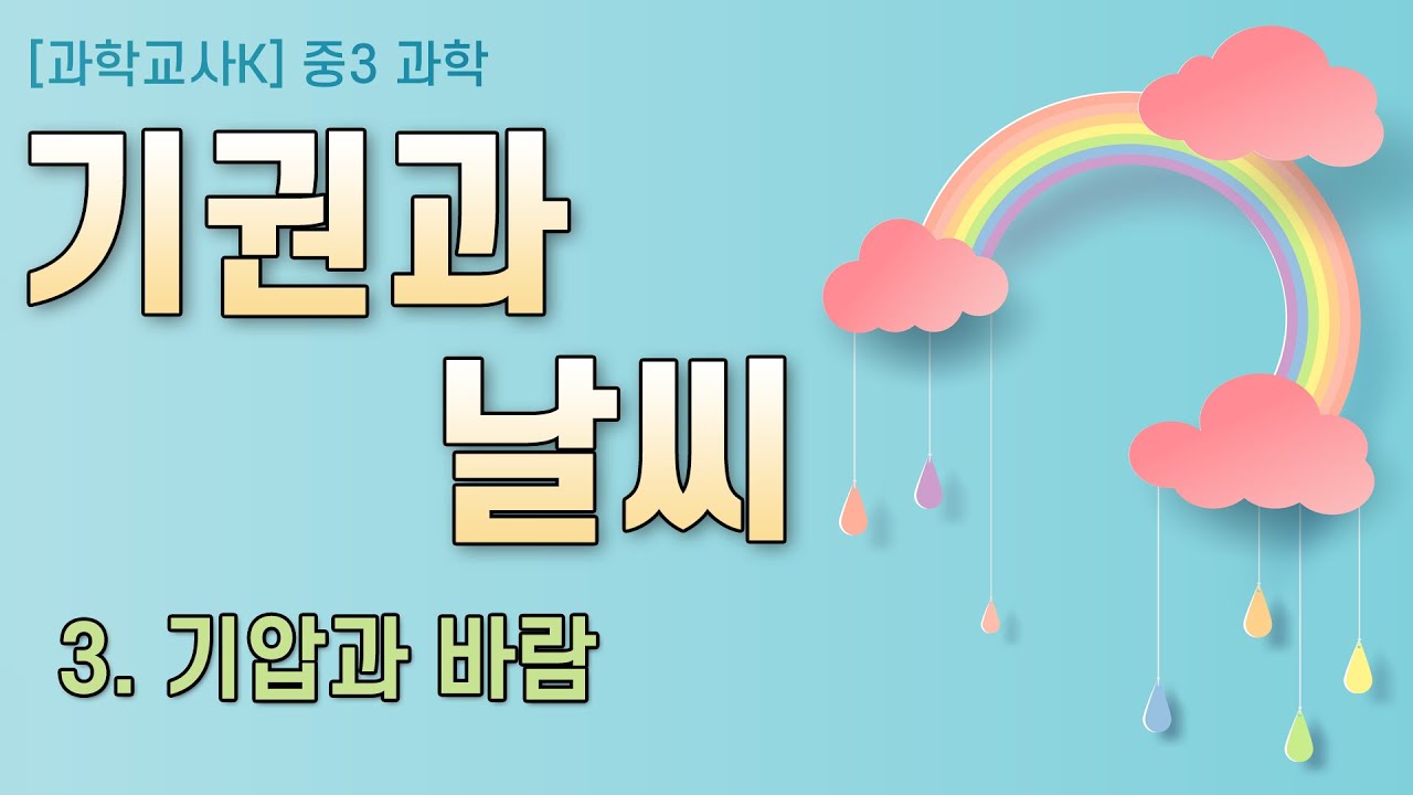 [중3과학] Ⅱ.기권과 날씨 - 3.기압과 바람