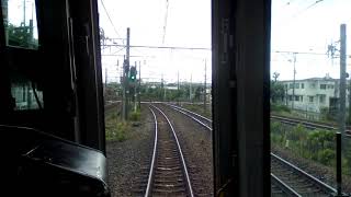 JR西日本京都線山崎～長岡京　前面展望