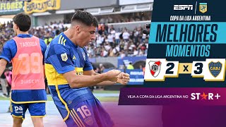 MERENTIEL E BORJA MARCAM, e Boca Juniors vence River Plate em virada insana | MELHORES MOMENTOS