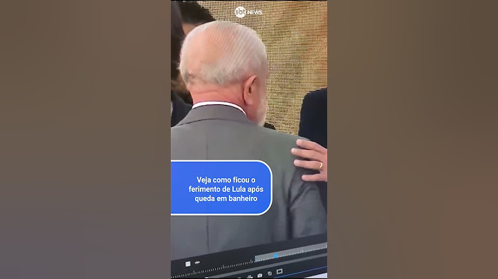 Vídeo: veja como ficou ferimento de Lula após queda em banheiro