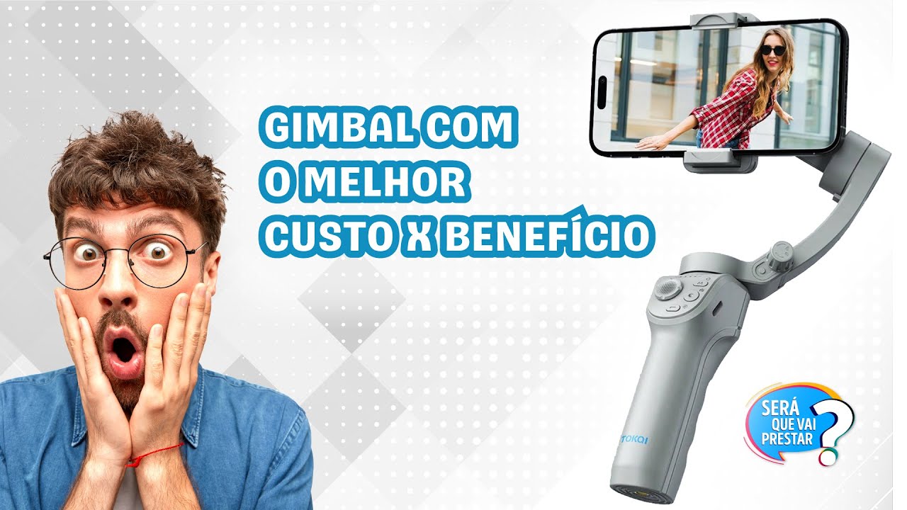 Testando o Gimbal M01 3 Eixos - Será que Vale a Pena por Menos de 250 Reais?