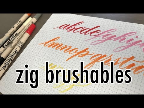 Zebra Mildliner Brush Pens Review