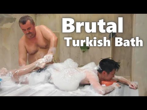 Brutal Turkish Bath and Massage, Hammam // Turkey Travel 2021