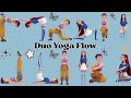Kids Partner Yoga Flow 🧘♀️🧘 | Mira & Baby Saja | Strength & Balance