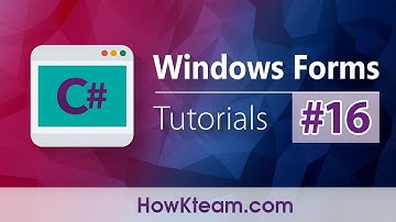 [Lập trình C# Winform] - Bài 16: StatusBar | HowKteam