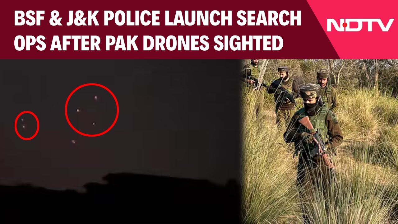 J&K News | BSF & J&K Police Launch Joint Ops After Pakistan Drones Sighted Along The LoC