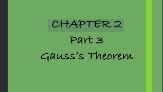 APPLICATIONS FOR VECTOR CALCULUS: Gauss’s Theorem screenshot 5