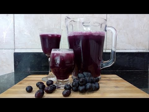 Vídeo: Como Preparar Suco De Uva