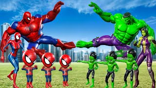 Rescue SUPERHEROES Baby HULK & Baby SPIDERMAN, SUPER-GIRL: Returning from the Dead SECRET - FUNNY